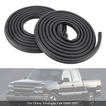 2pcs Front Door Weather Strip Seal 15244250 15063155 For Chevy Silverado Cab 1999-2007