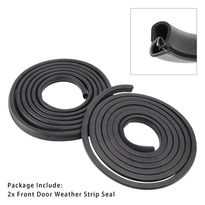 2pcs Front Door Weather Strip Seal 15244250 15063155 For Chevy Silverado Cab 1999-2007