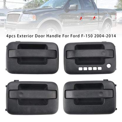4pcs Exterior Door Handle For Ford F-150 2004-2014