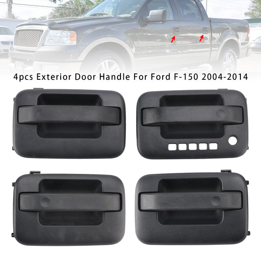 4pcs Exterior Door Handle For Ford F-150 2004-2014