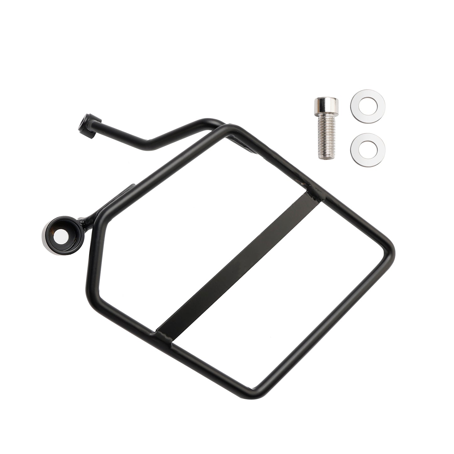 Luggage Rack Side Saddle Bag Mount Bracket Left Black For Honda Monkey 125 18-24