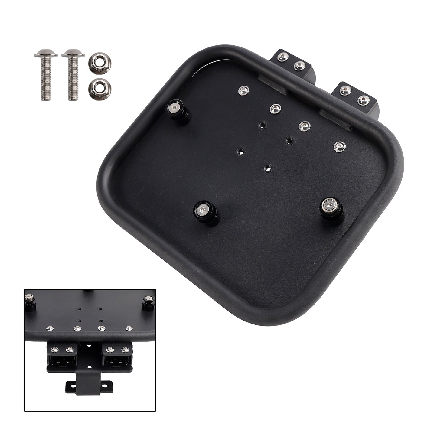 Luggage Rack Side Saddle Bag Mount Bracket Black For Honda Ct125 Huntercub 20-24