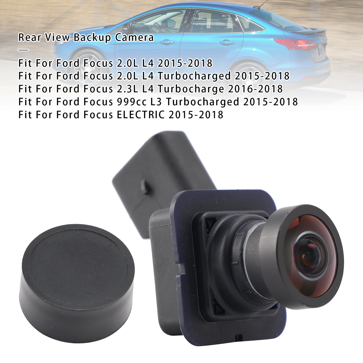 Rear Reverse Backup Camera Park Assist For Ford Focus 2015-2018 F1ET-19G490-AC