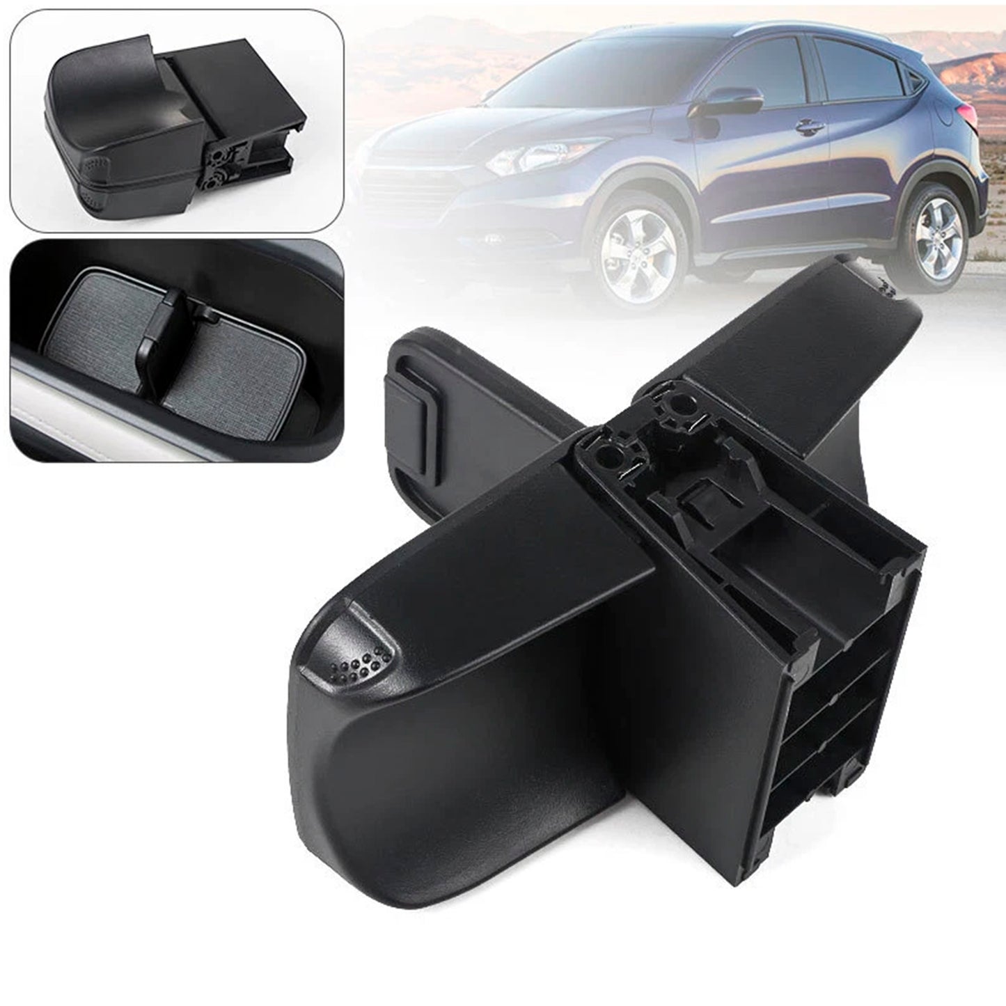Center Console Cup Holder Insert Part 77230-T7W-A02ZA For Honda HRV HR-V 2016-18