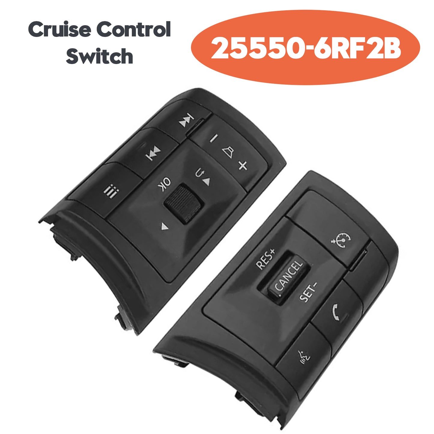 25550-6RF2B Cruise Control Switch for Nissan Rogue Pathfinder 2021-2024