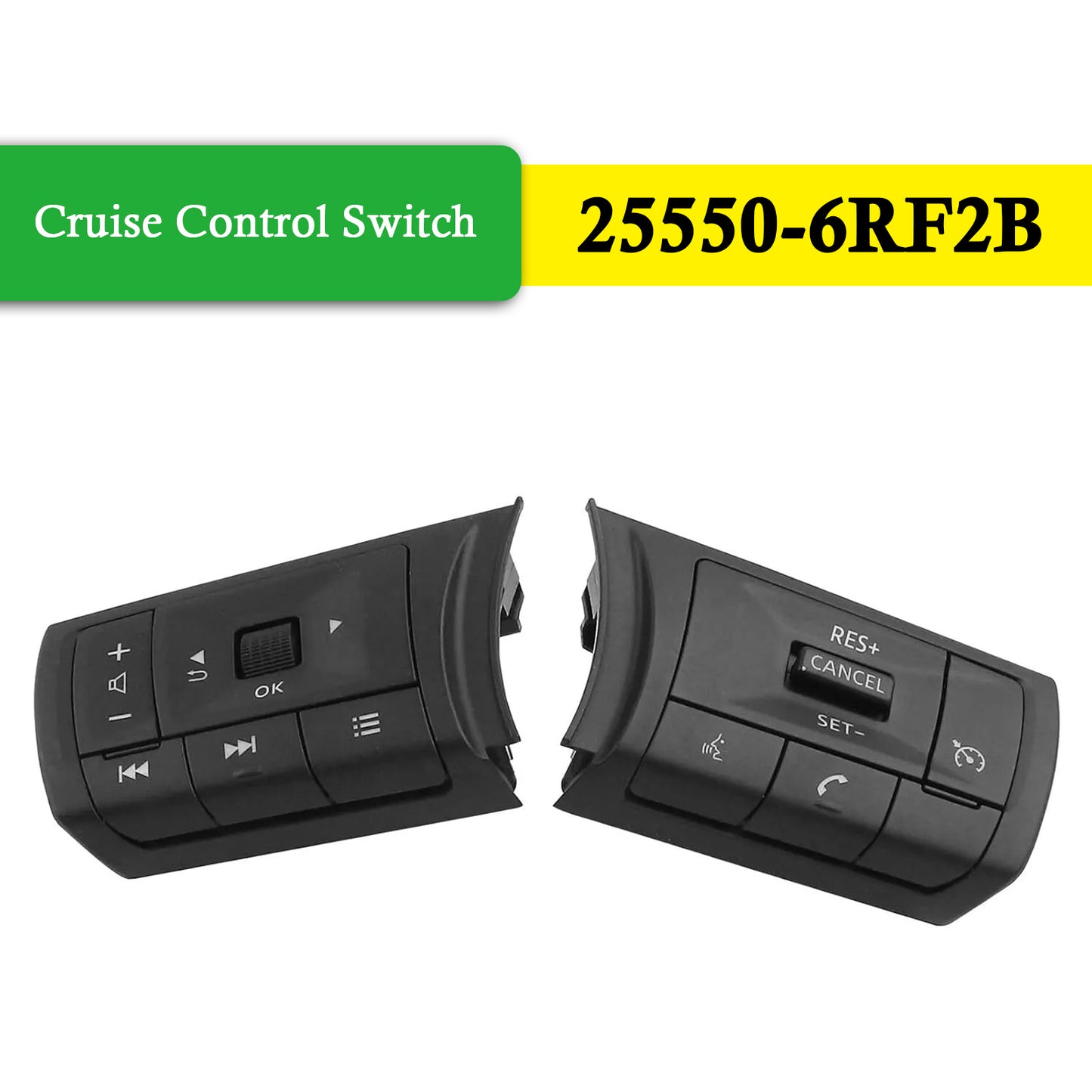 25550-6RF2B Cruise Control Switch for Nissan Rogue Pathfinder 2021-2024