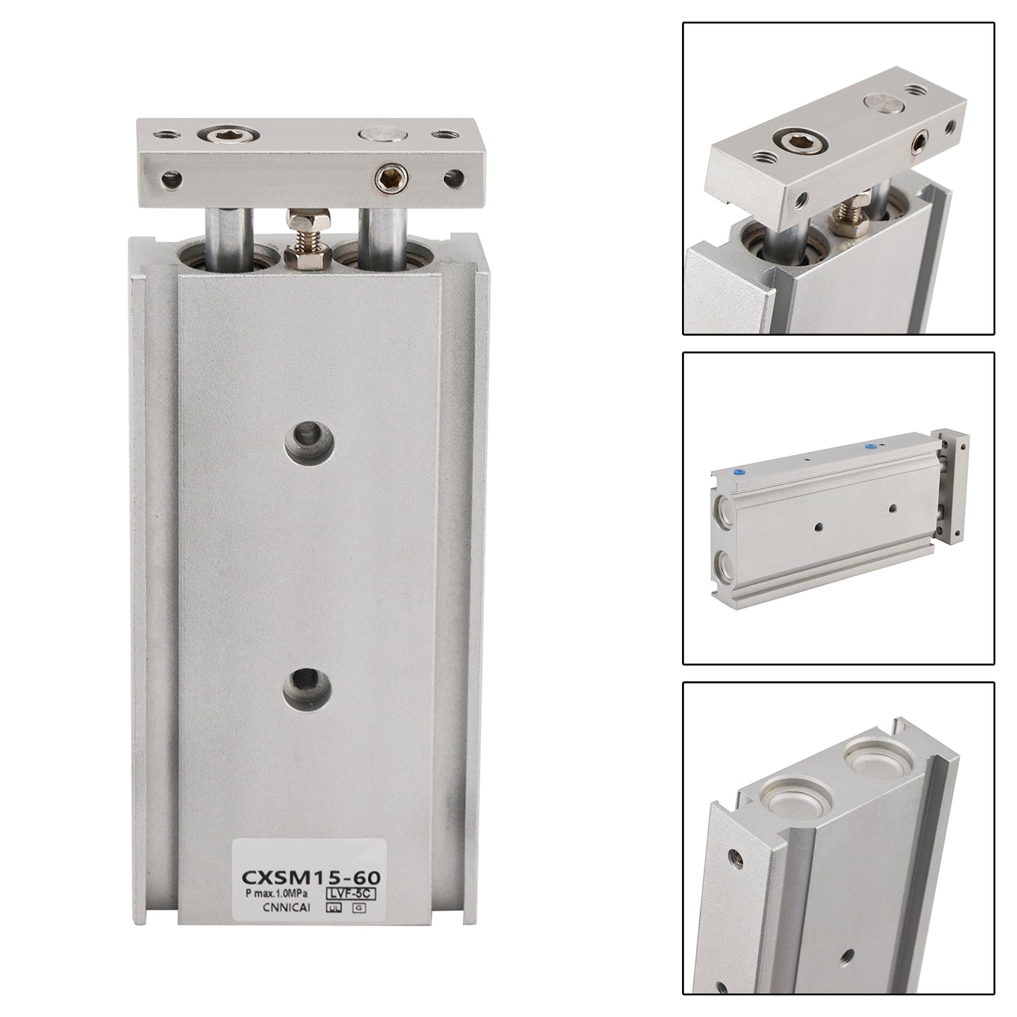 SMC CXSM15-60 CXSM1030 Air Cylinder Pneumatic Dual Rod Cylinder Double Acting