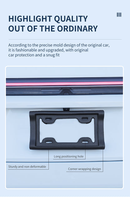 2Pcs US Standard License Plate Holder For US Car In Common Use