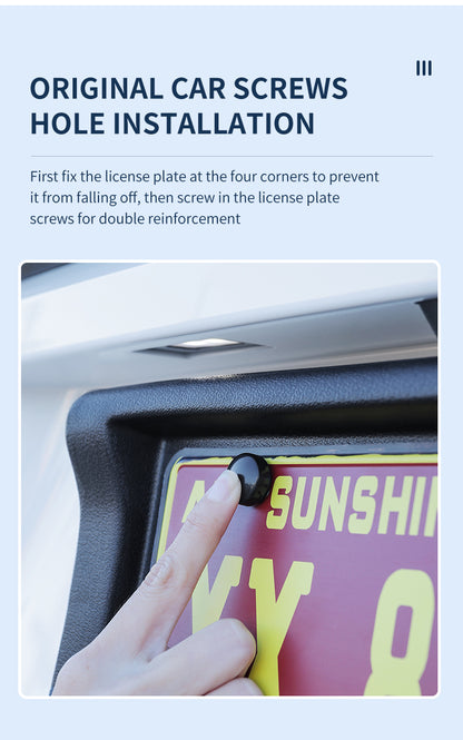 1Pcs US Standard License Plate Holder For US Car In Common Use
