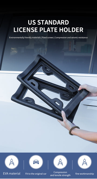 2Pcs US Standard License Plate Holder For US Car In Common Use