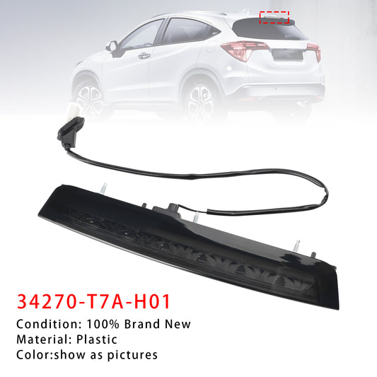 3RD Brake Light High Mount Stop Signal For Honda HR-V HRV VEZEL Acura 2014-2022 Black