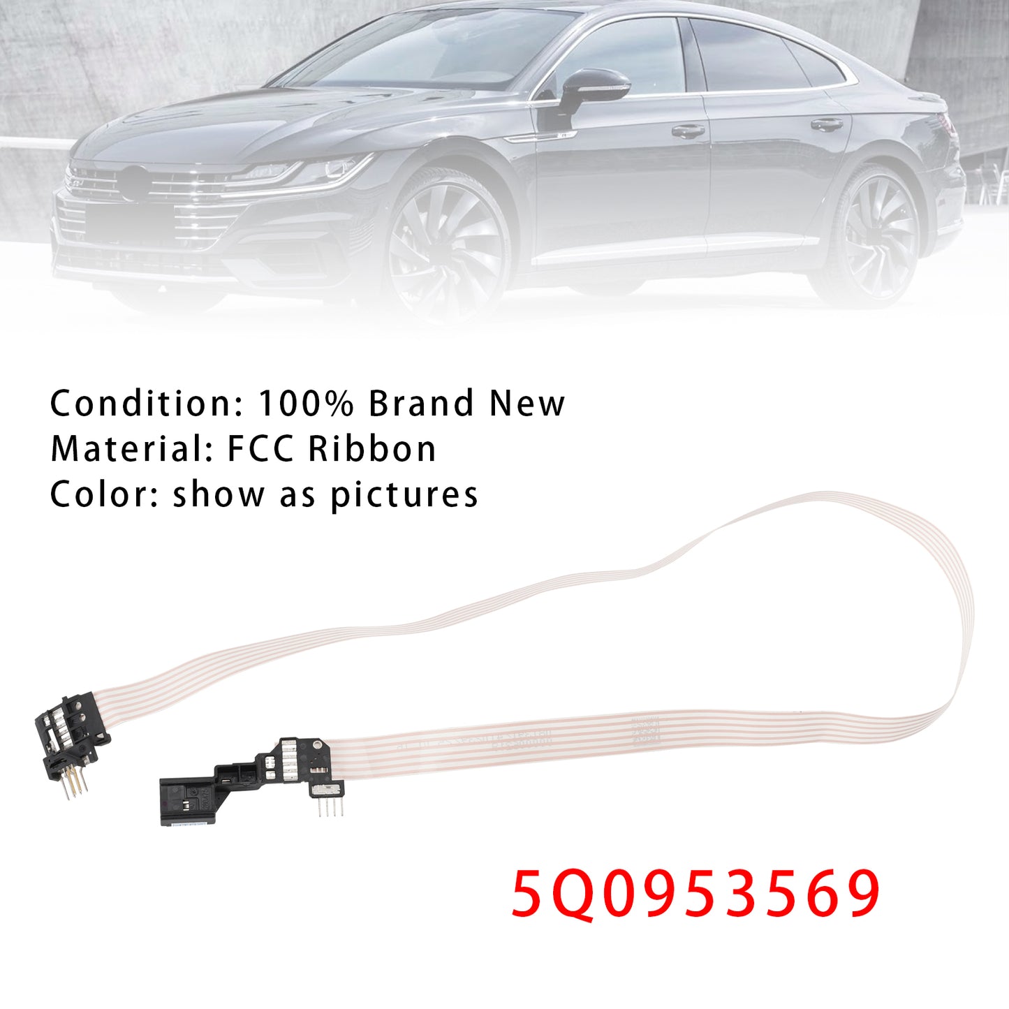 Airbag FFC Ribbon Cable 5Q0953569 For Volkswagen Arteon Golf GTI SportWagen