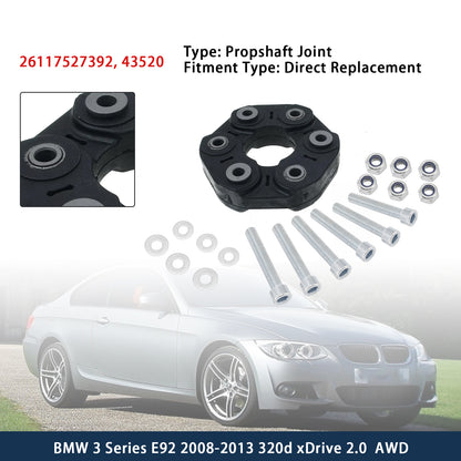 Propshaft Joint Rear 26117527392 For BMW 1 3 5 Series E81 E90 F10 X1 E84 X3 F25