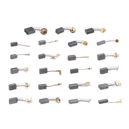 46Pcs 23 Sizes Electric Motor Carbon Brushes Replacement For Power Tool