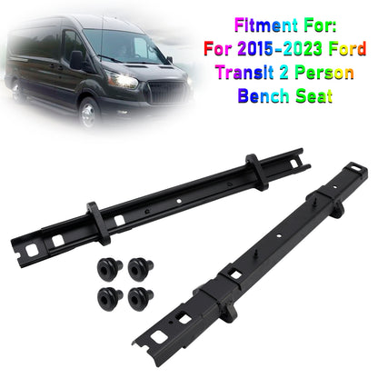 2Pcs Seat Bracket Floor Track Bracket For 2015-2023 Ford Transit 2 Person Bench Seat