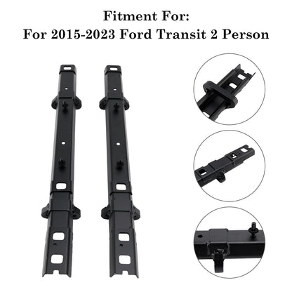 2Pcs Seat Bracket Floor Track Bracket For 2015-2023 Ford Transit 2 Person Bench Seat