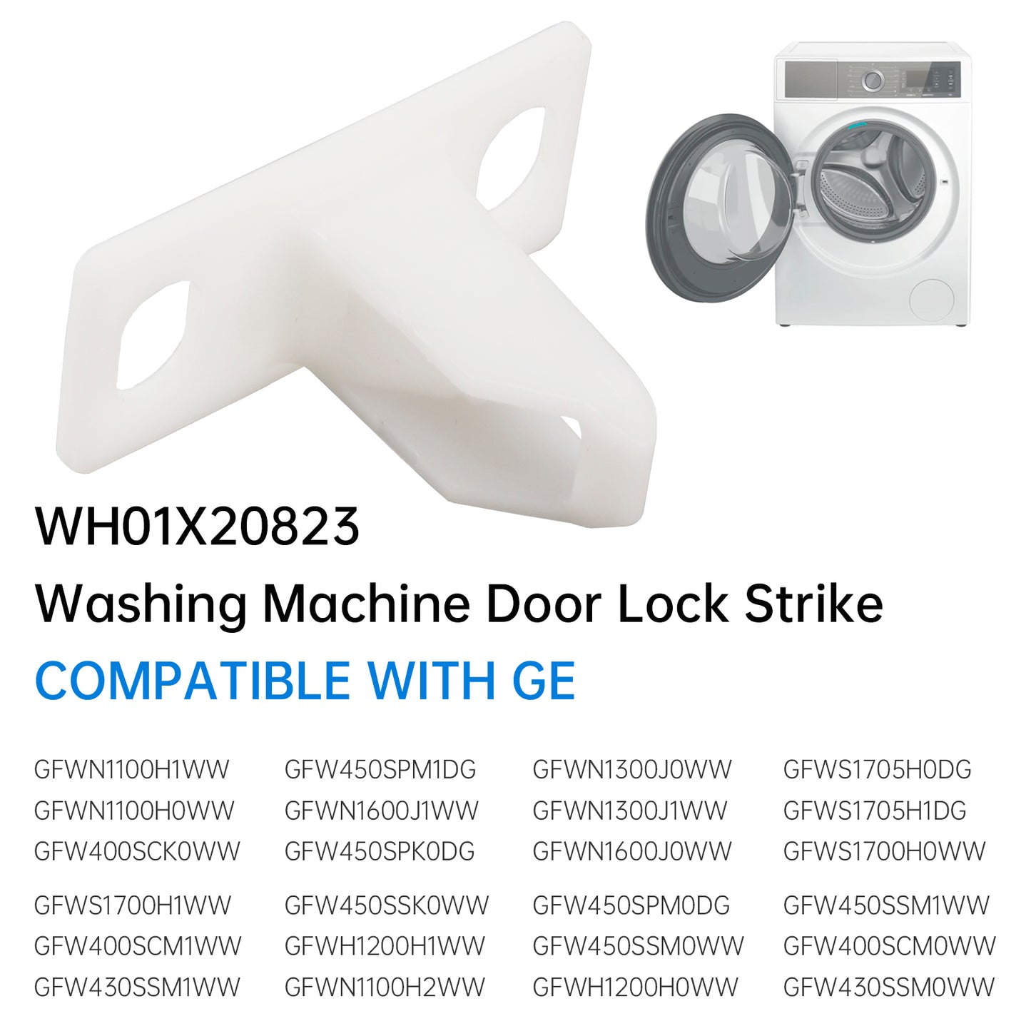 Washer Door Lock Strike WH01X20823 For GE Hotpoint Replace AP6004903 PS11736830