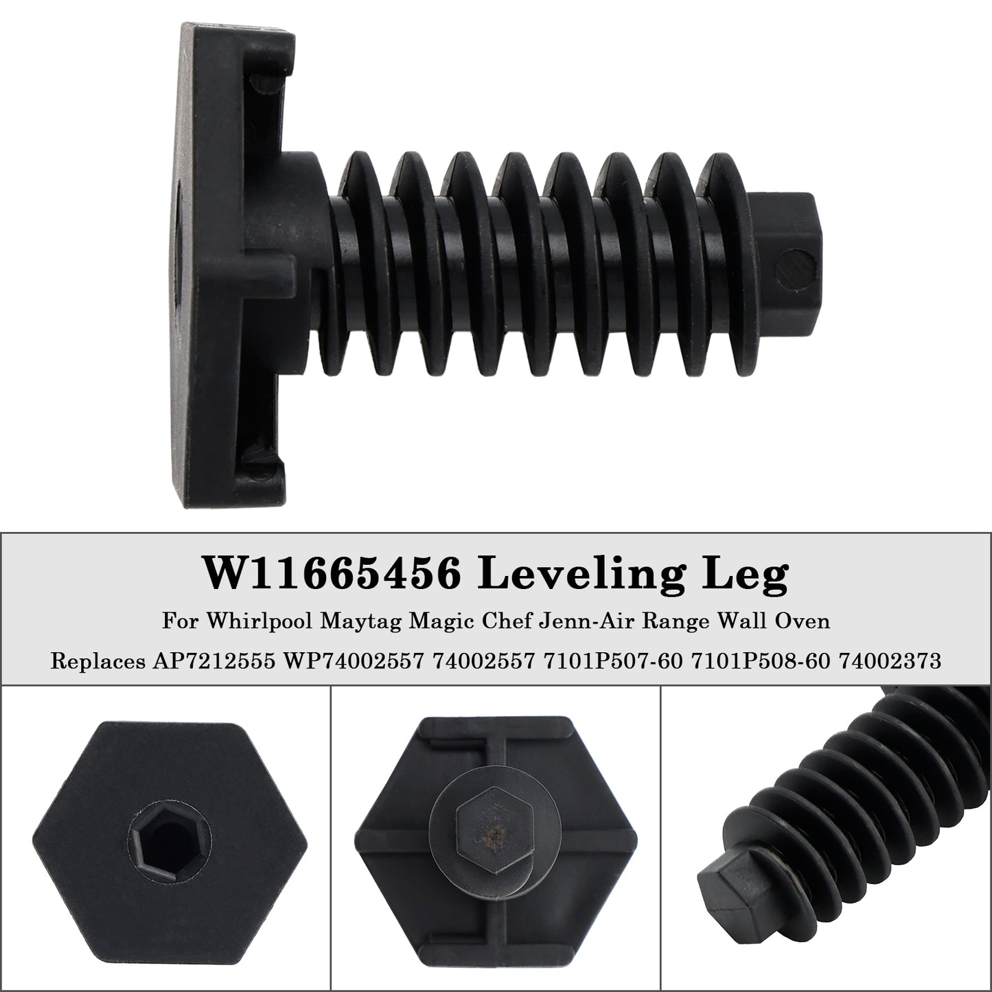 W11665456 Leveling Leg For Maytag Magic Chef Jenn-Air Range Wall Oven