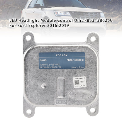 LED Headlight Module Control Unit FB5313B626C For Ford Explorer 2016-2019