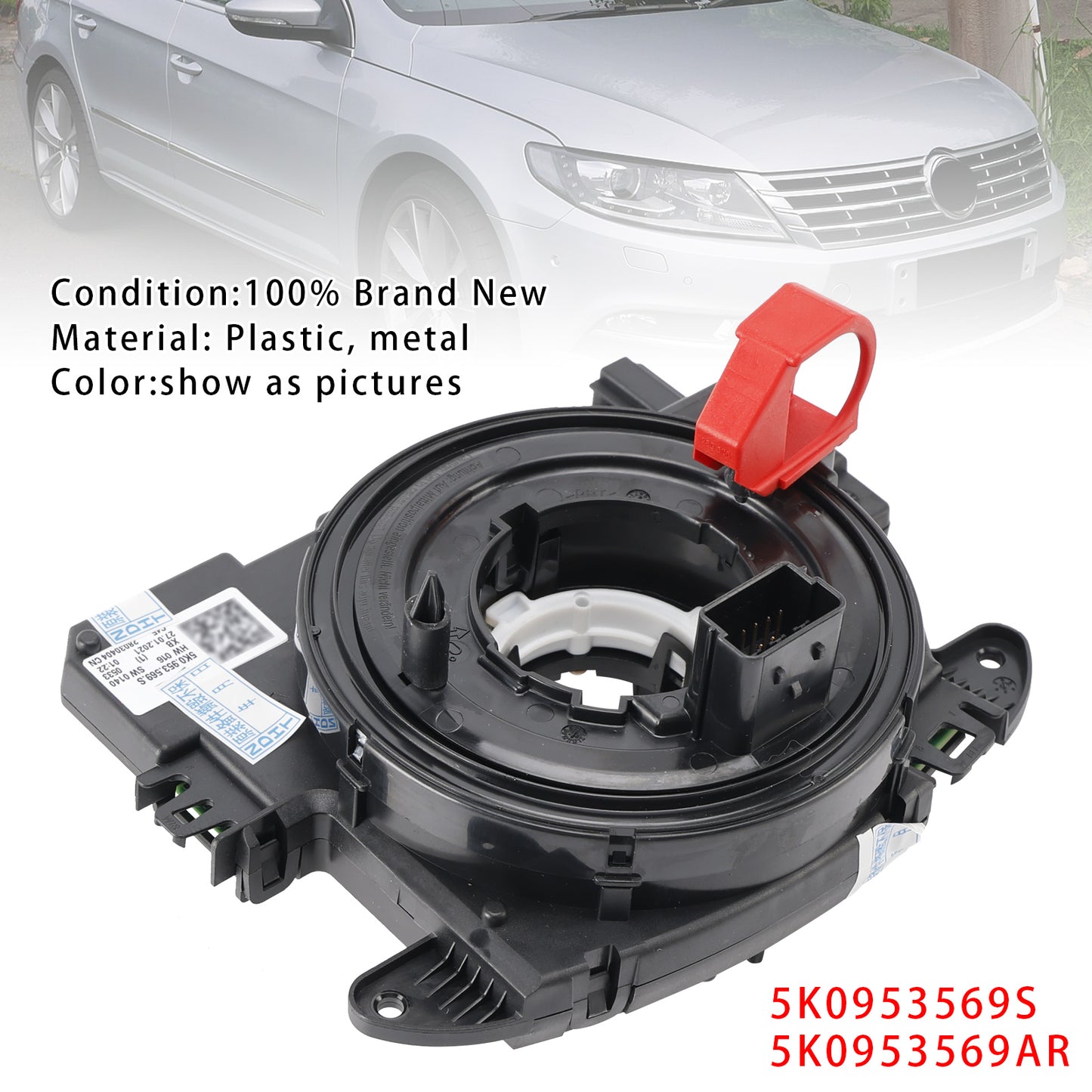 Slip Ring Steering Angle Sensor  5K0953569S 5K0953569AR For VW CC Passat