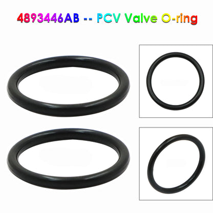 2x PCV Valve O-ring 4893446AB for Fiat 500 500L 500X for Dodge Darts 2012-2017