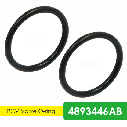 2x PCV Valve O-ring 4893446AB for Fiat 500 500L 500X for Dodge Darts 2012-2017
