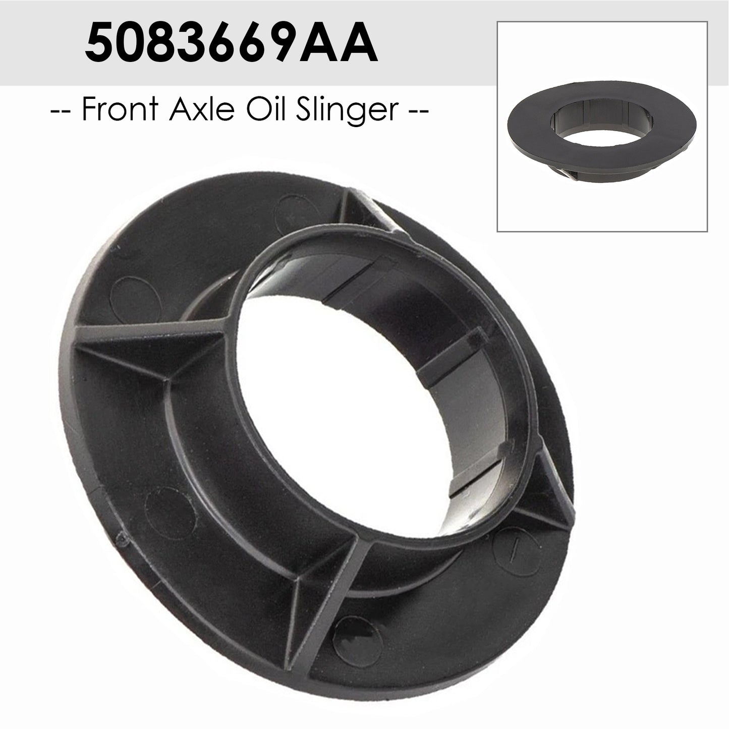 Front Axle Oil Slinger 5083669AA for Jeep Wrangler JK 2007-2018