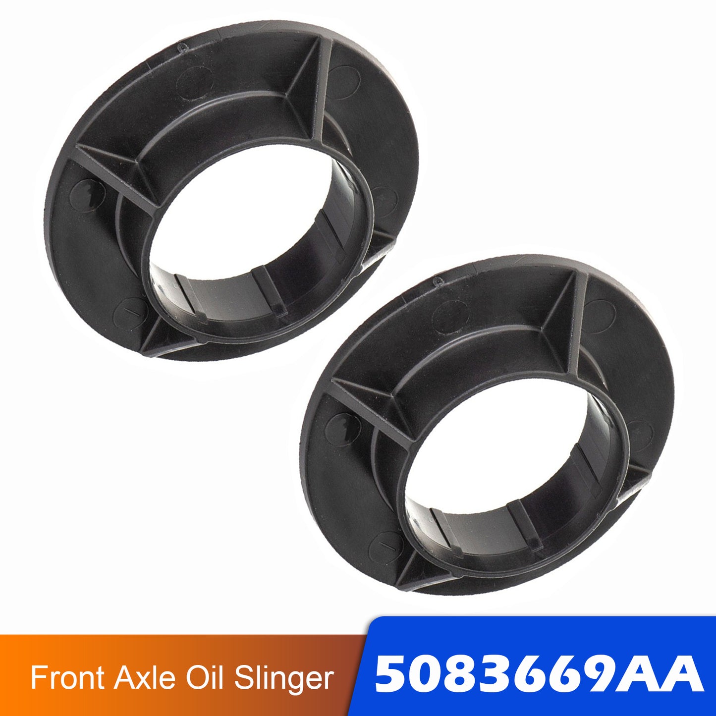 2x Front Axle Oil Slinger 5083669AA for Jeep Wrangler JK 2007-2018