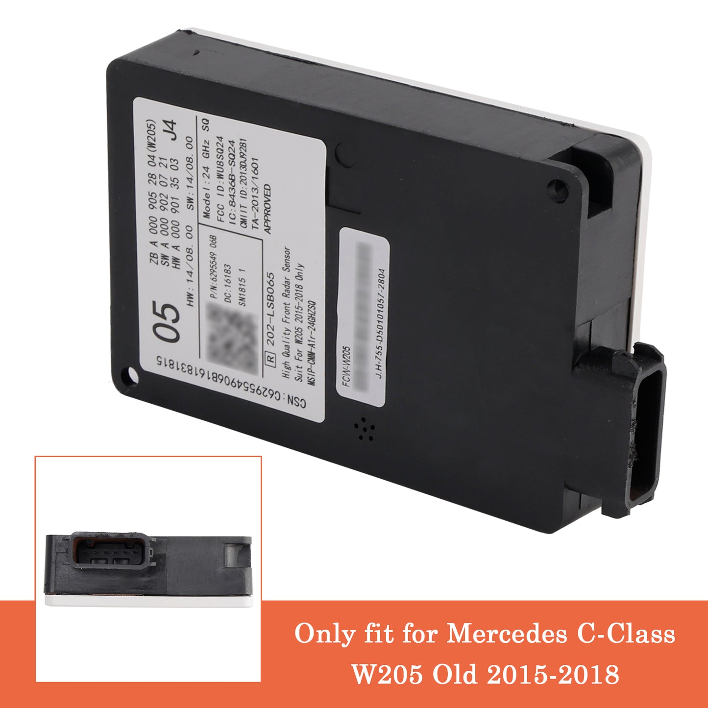 Front Radar Sensor Distronic Control Unit A0009052804 For Mercedes C-Class W205 2015-2018