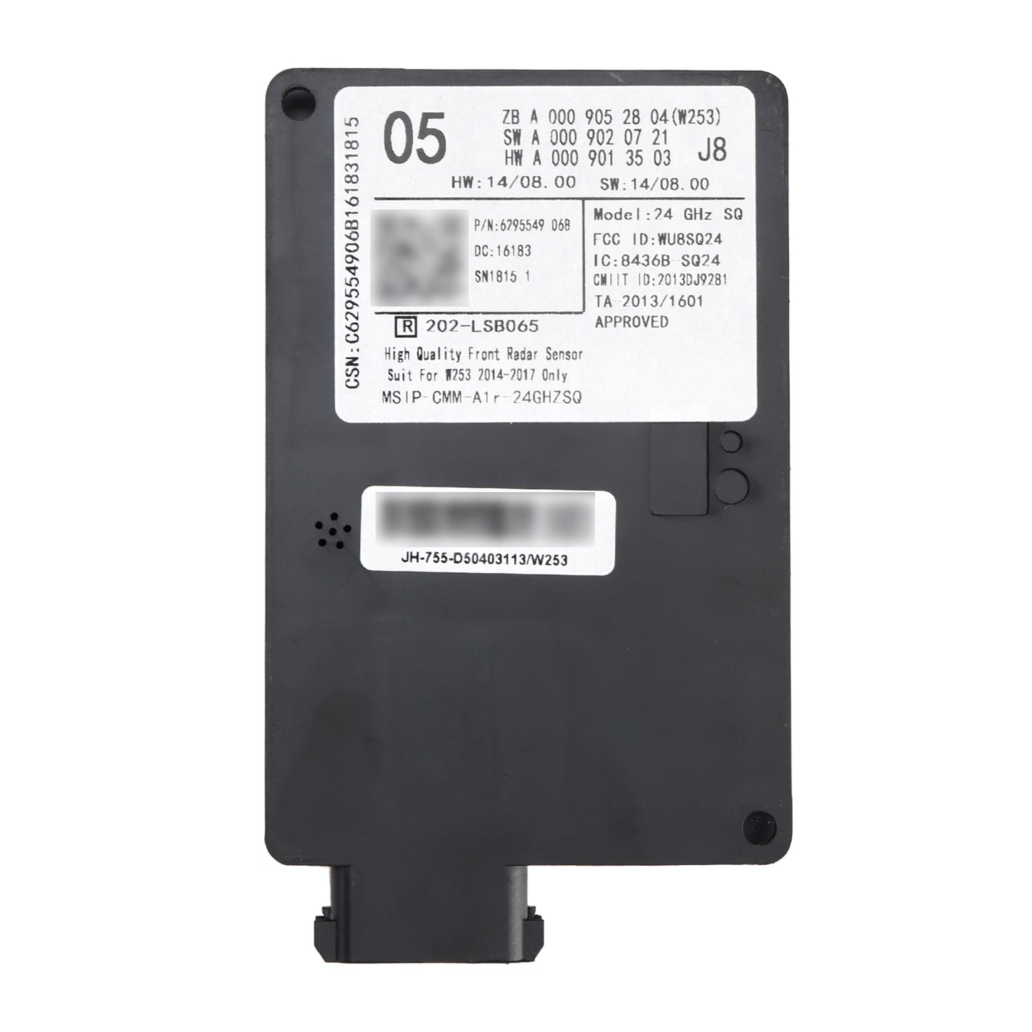 Front Radar Sensor Distronic Control Unit A0009052804 For Mercedes C-Class W253 2014-2017