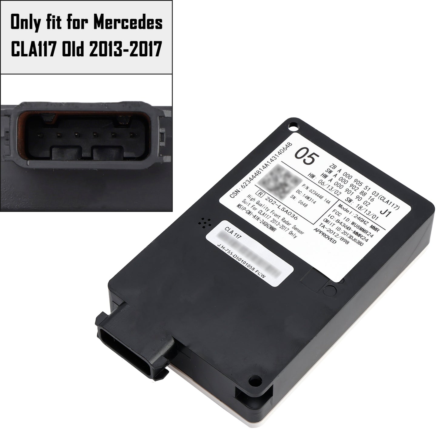 Front Radar Sensor Distronic Control Unit A0009055103 For Mercedes CLA117 2013-2017