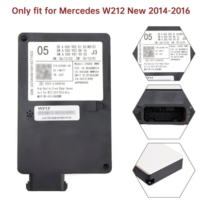 Front Radar Sensor Distronic Control Unit A0009055103 For Mercedes W212 2014-2016