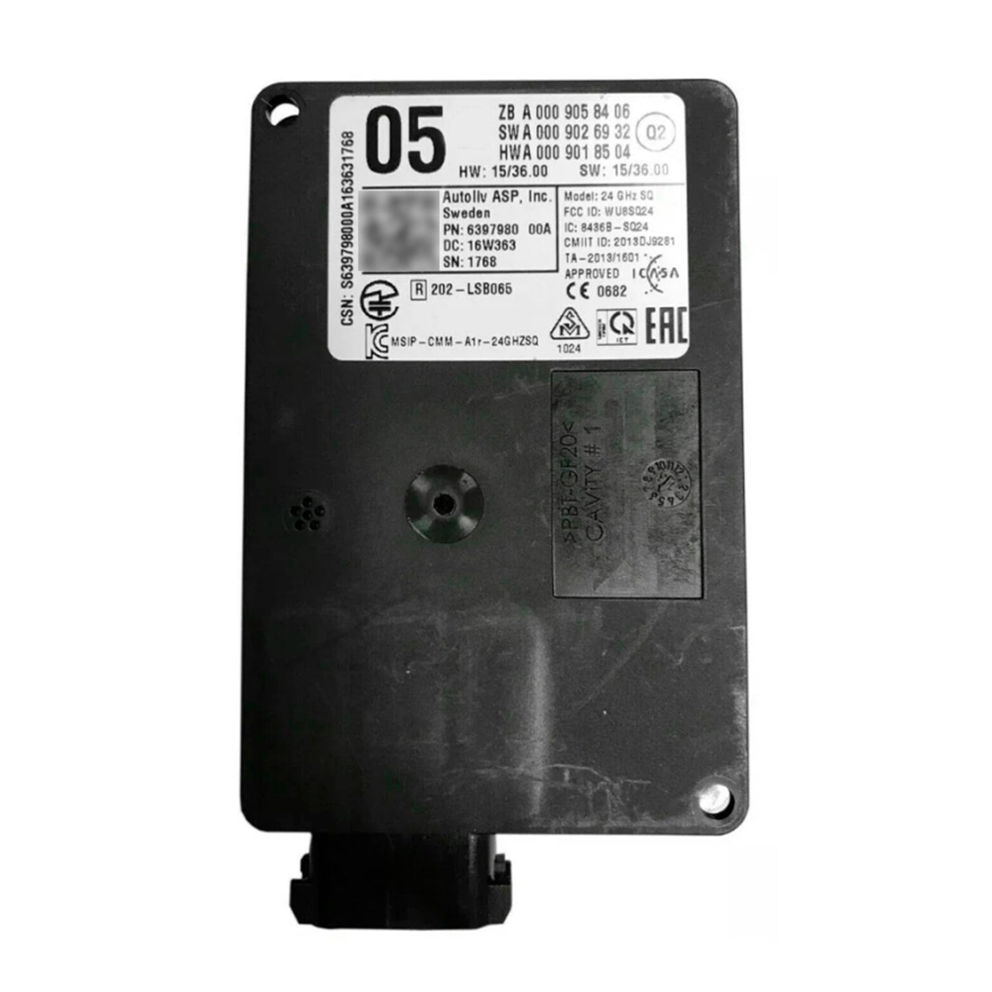 Front Radar Sensor Distronic Control Unit A0009058406 For Mercedes W222 2014-2016