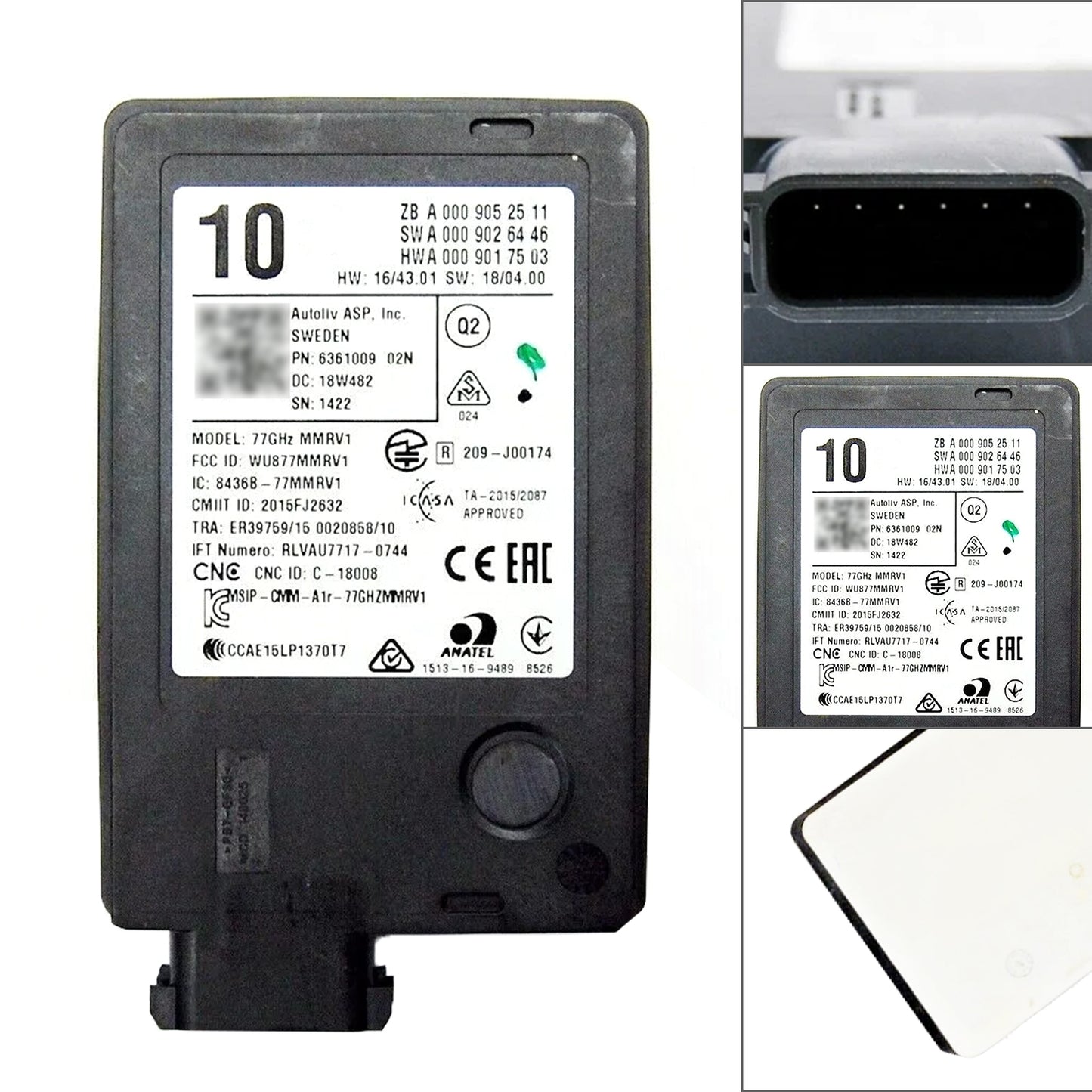 New Radar Sensor Distronic Control Unit A0009052511 For Mercedes C 205