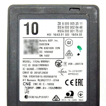 New Radar Sensor Distronic Control Unit A0009052511 For Mercedes C 205