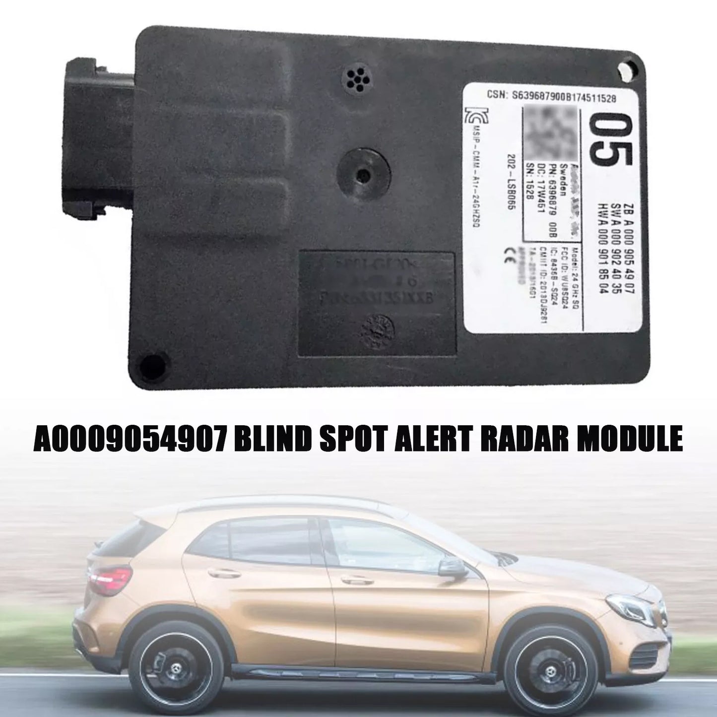 New Radar Sensor Distronic Control Unit A0009054907 For Mercedes W176 W117 W22