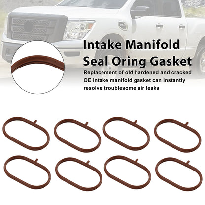 8PCS Intake Manifold Gasket Fit Nissan Titan XD 2016-2024 Fit Armada 2017-2024