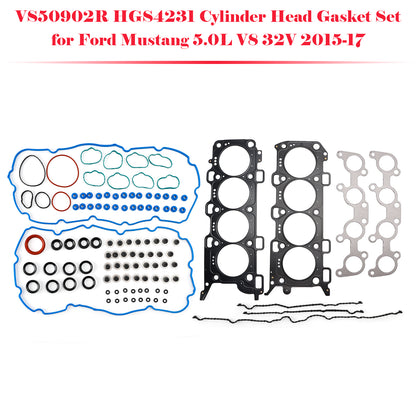 VS50902R HGS4231 Cylinder Head Gasket Set for Ford Mustang 5.0L V8 32V 2015-17