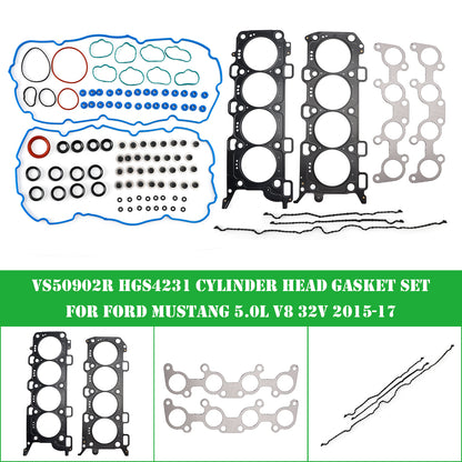 VS50902R HGS4231 Cylinder Head Gasket Set for Ford Mustang 5.0L V8 32V 2015-17