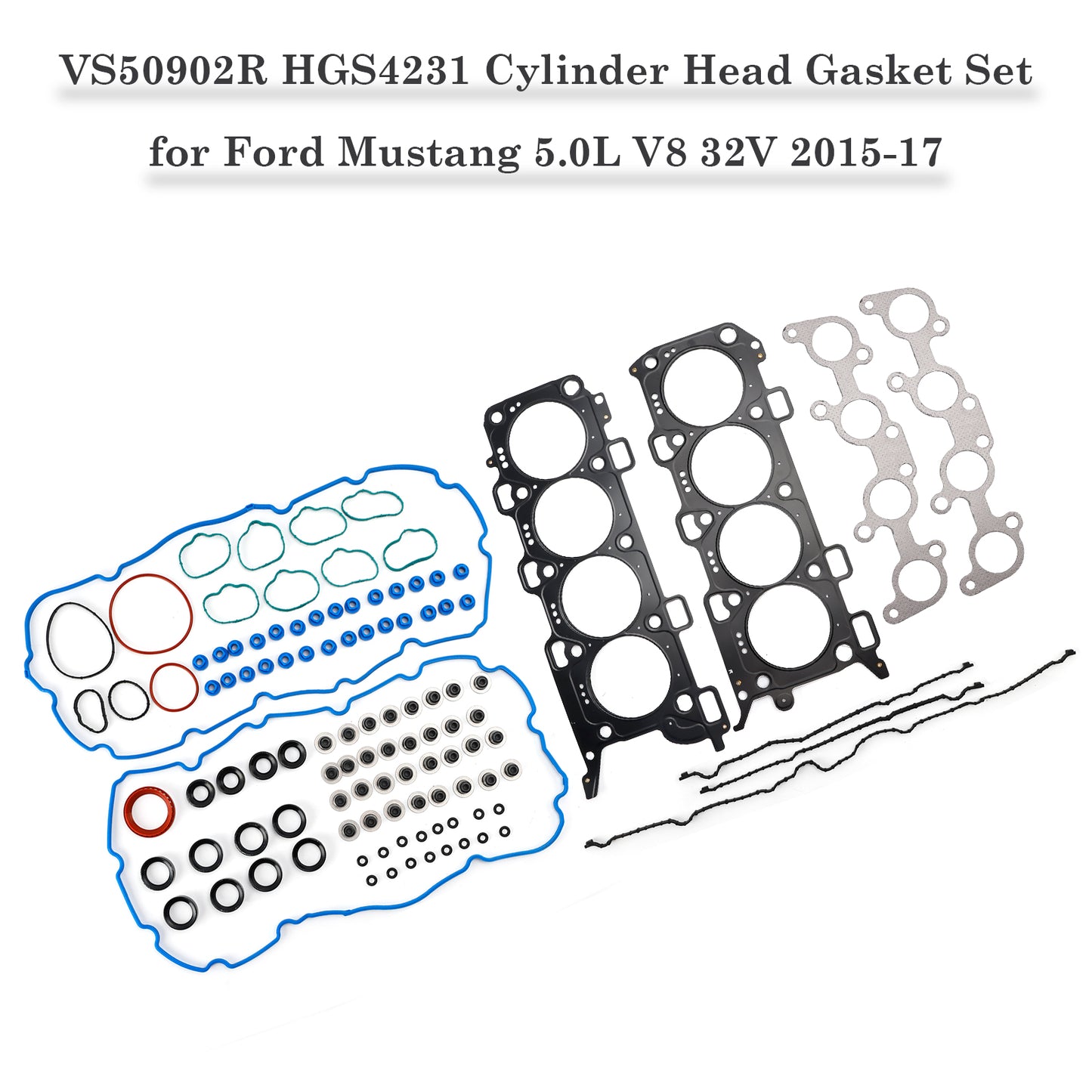 VS50902R HGS4231 Cylinder Head Gasket Set for Ford Mustang 5.0L V8 32V 2015-17