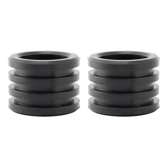 2X Exhaust Gasket Rubber Flange For Honda CR250R CR 250 1984-2007 18365-KA4-730
