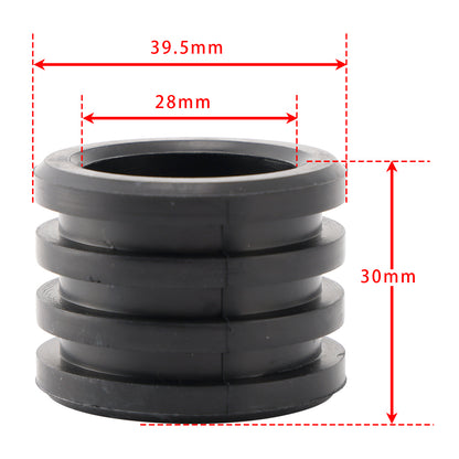 2X Exhaust Gasket Rubber Flange For Honda CR250R CR 250 1984-2007 18365-KA4-730