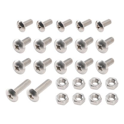 25 Piece Fender Bolt Screw Nut Mount Hardware Kit For Yamaha Banshee 350