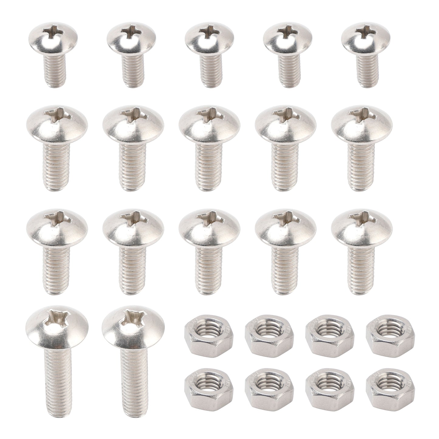 25 Piece Fender Bolt Screw Nut Mount Hardware Kit For Yamaha Banshee 350