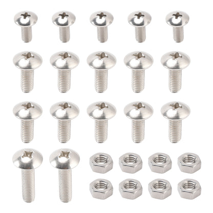 25 Piece Fender Bolt Screw Nut Mount Hardware Kit For Yamaha Banshee 350