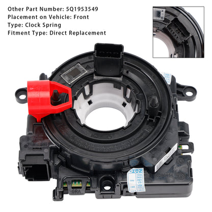 Tiguan Golf 7 MTF Multifunction Steering Wheel Clock Spring 5Q1953549