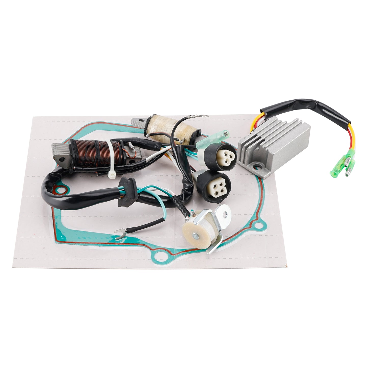 1985-1988 Yamaha YFM80 Badger Moto 4 55X-81960-90+Gasket Assy 3GB-15451-00 Coil Stator 55X-85560-M0+Voltage Regulator