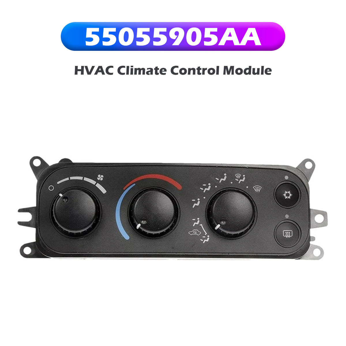 2002-2005  Dodge Ram 1500 2500 3500 HVAC Climate Control Module 55055905AA