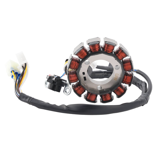 12-Pole 44D-H1410-00 Magneto Generator Stator Fit for Yamaha Xeon Karbu 125 EGO LC 125 Carburetor Version