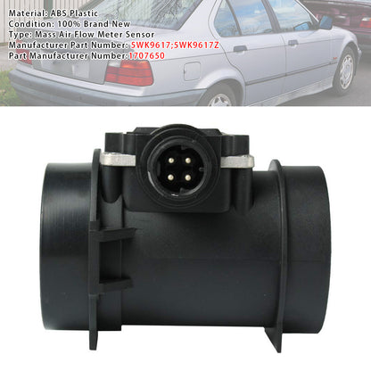 BMW E36 323i 328i E39 528i 5WK9617 Mass Air Flow Meter Sensor 5WK9617Z 1707650